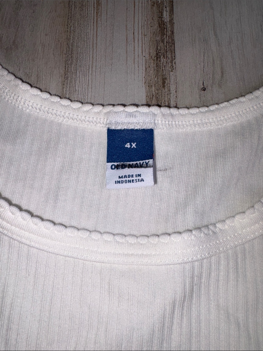 Old Navy Cropped Tops Ribbed Tee + Lavender Ribbed Tank Set Plus Size 4X - Picture 2 of 14